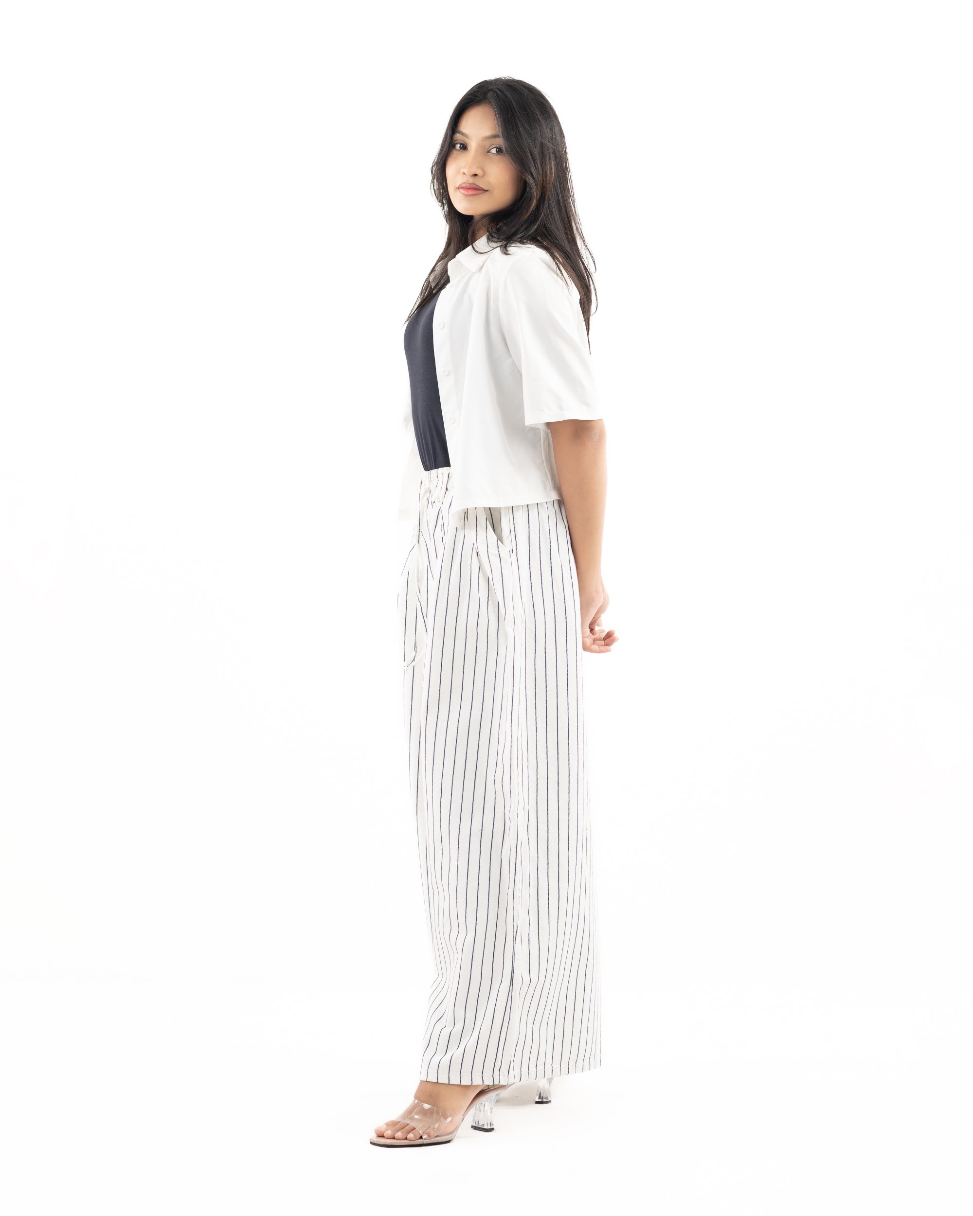 Striped Wide Leg Plazo || 41016 gallery picture 4