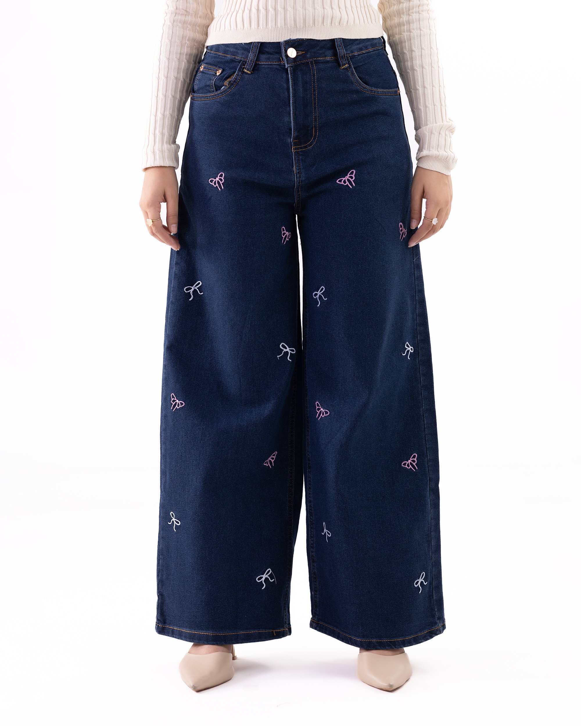 Butter Bow Denim || 21032 alternative angle