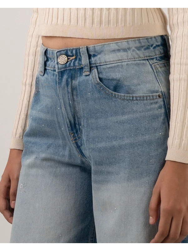 Bow Sky Fade Baggy Denim | | 2125 gallery picture 4