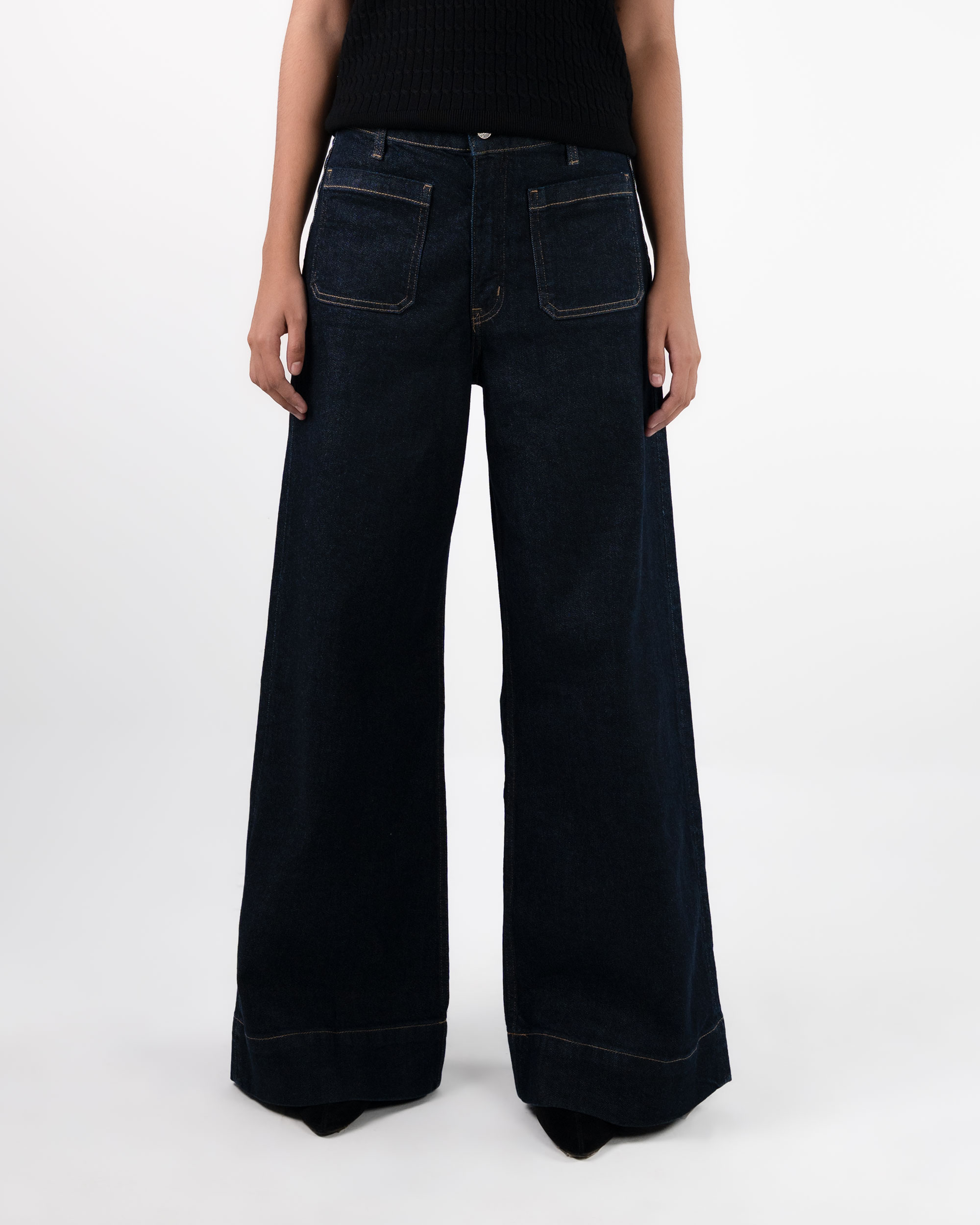 Alyza Patch Pocket Denim || 3037