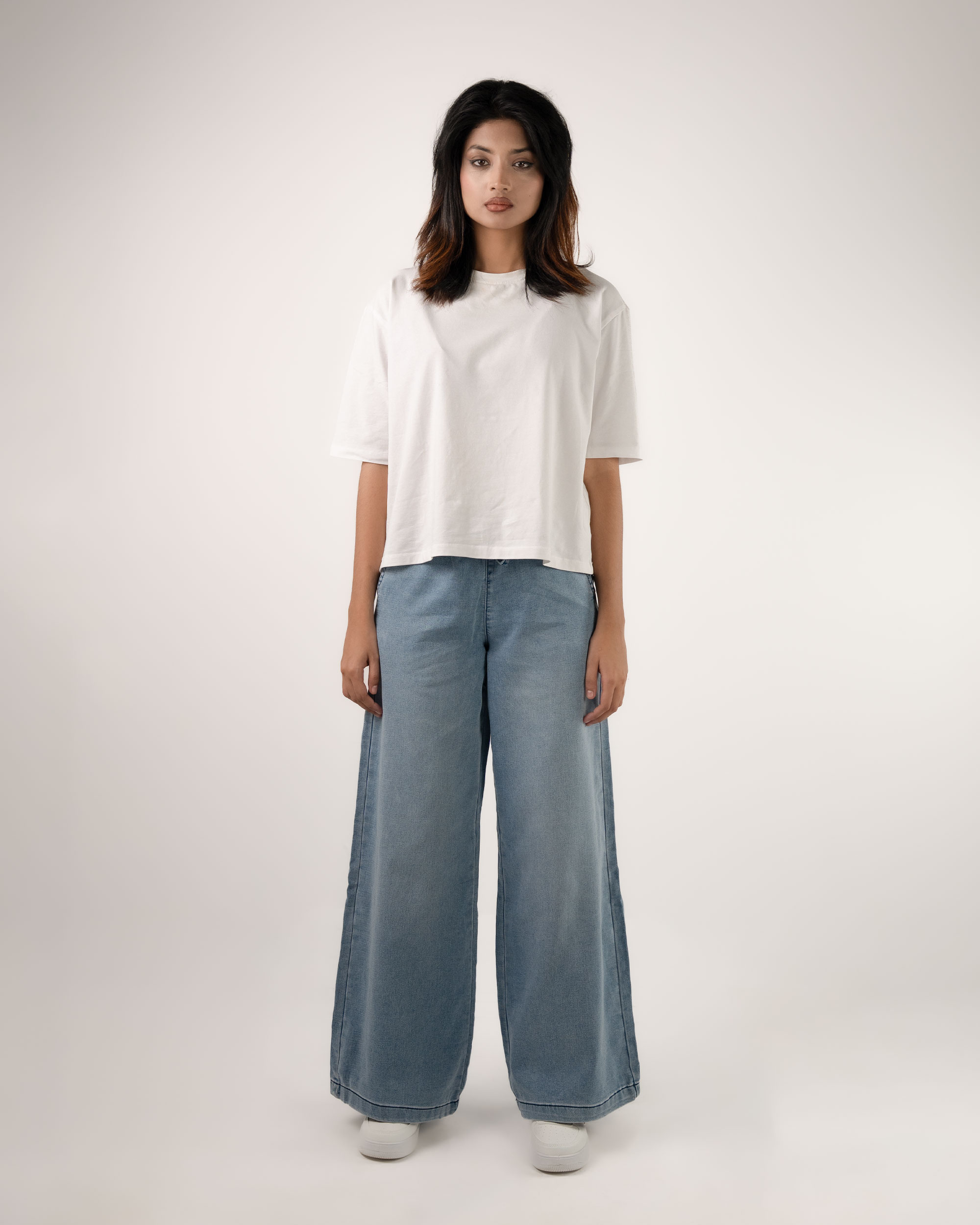 Flow Stretch Flare Denim || 3039 alternative angle