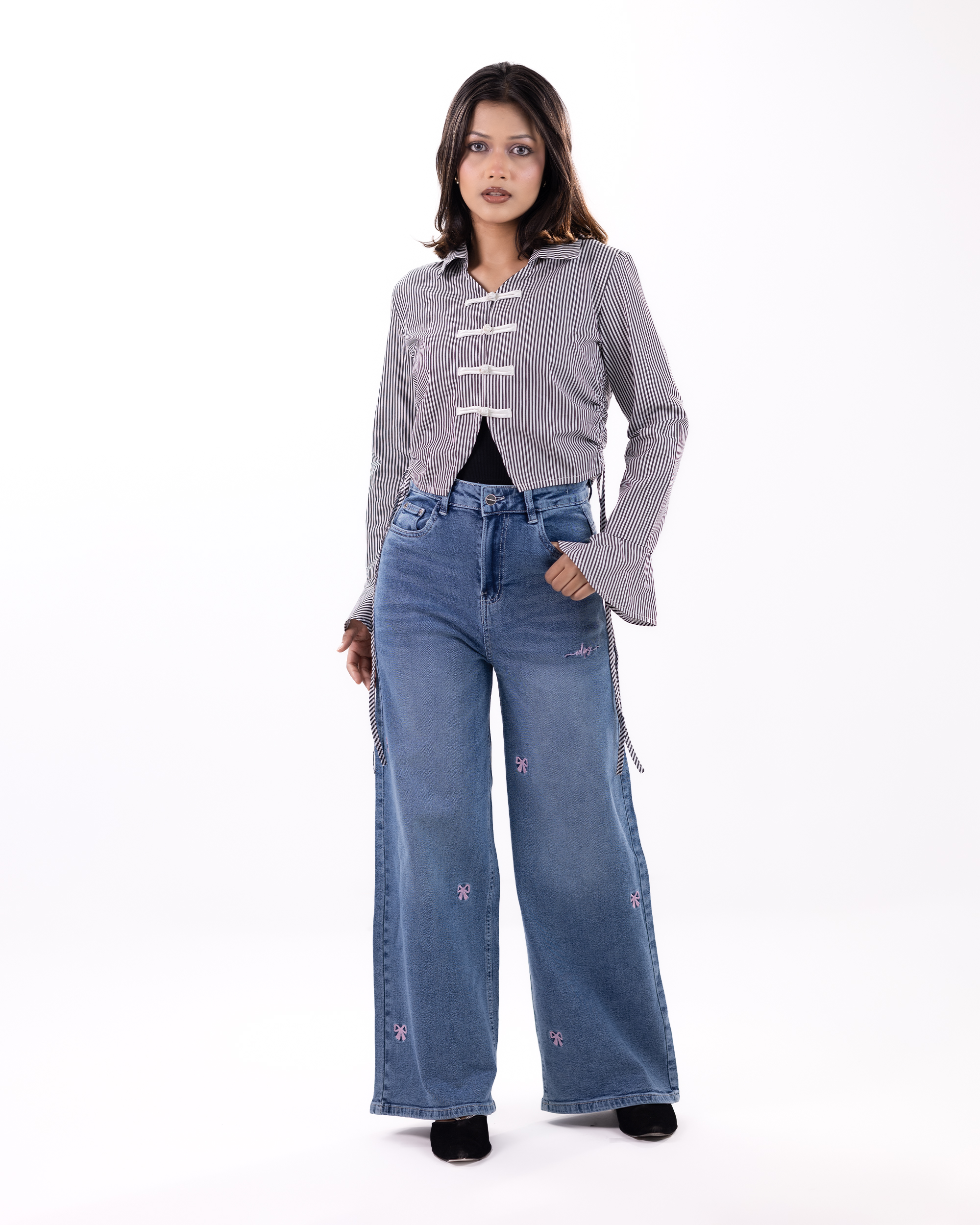 Eclipse Bow Denim || 21031 gallery picture 5
