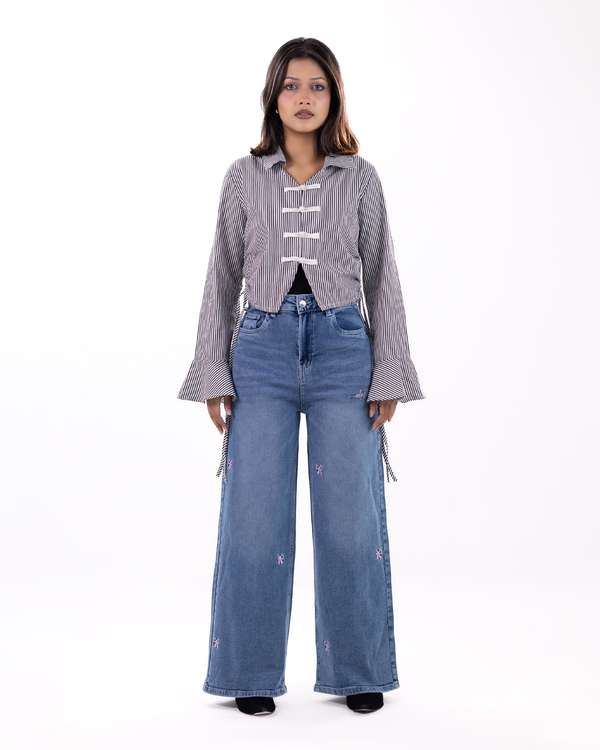 Eclipse Bow Denim || 21031 alternative angle