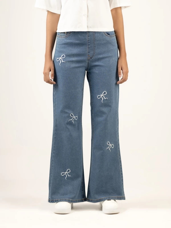 Baby Bow Denim || 10010