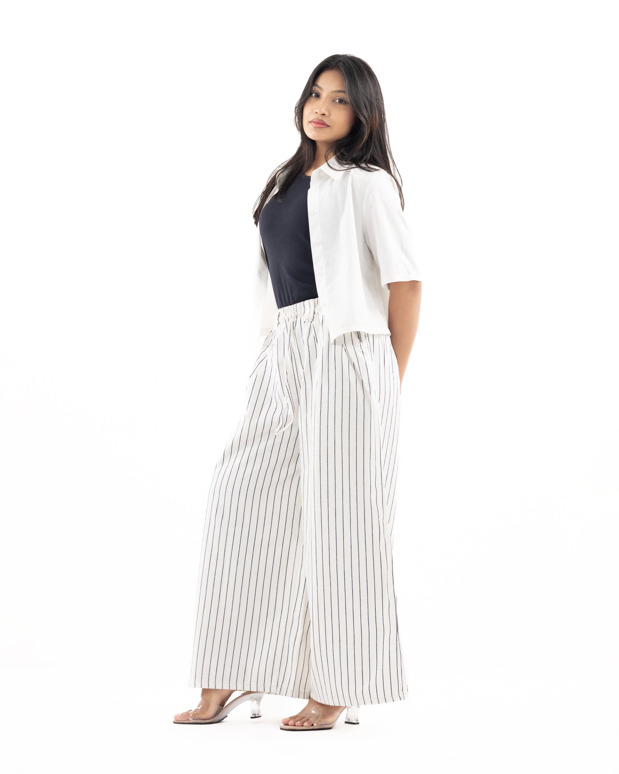 Striped Wide Leg Plazo || 41016 gallery picture 5